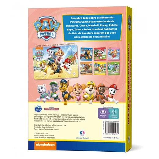 Livros Box Com 6 Minilivros Patrulha Canina - Patrulheiros Prontos Para A Ação - Ciranda Cultural Livros Box Com 6 Minilivros Patrulha Canina - Patrulheiros Prontos Para A Ação - Ciranda Cultural